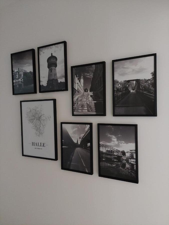 Helles Modern Eingerichtetes Apartment Halle  Bagian luar foto